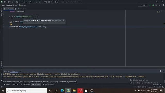 How to convert text to handwriting using python смотреть онлайн