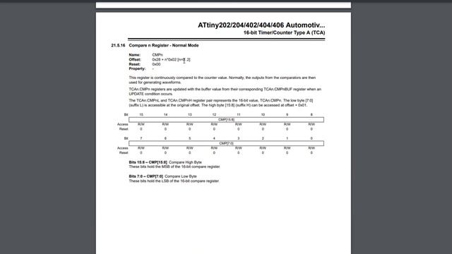 Обзор документации на attiny202 attiny402 смотреть онлайн