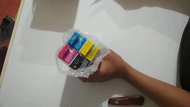 UNBOXING tinta printer Epson L110 cyan magenta yellow black CMYK #Shopee смотреть онлайн