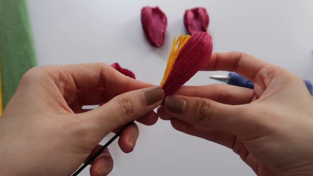 DIY | crepe paper flower - peony смотреть онлайн