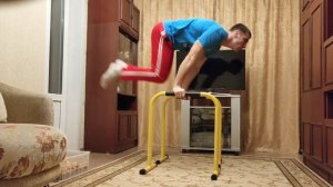 Упражнения на хайлетсах. Домашние брусья.