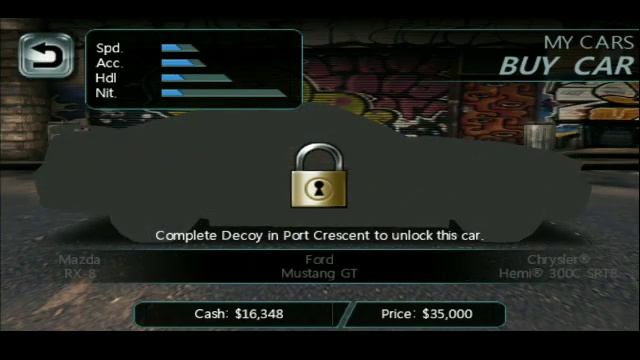 NFS Undercover (Windows Mobile) All Cars List смотреть онлайн