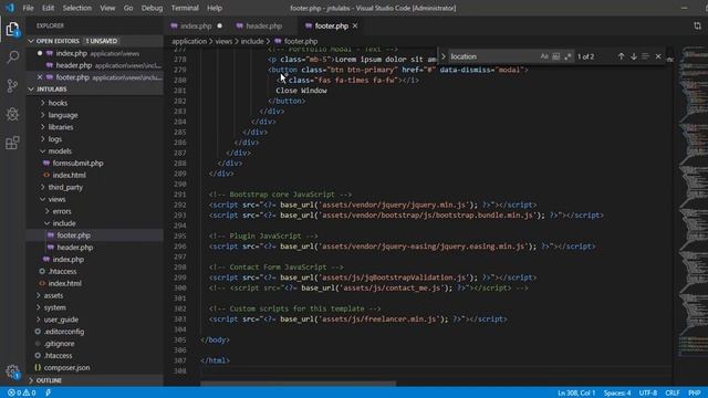 About Header and Footer - Intermediate Codeigniter смотреть онлайн