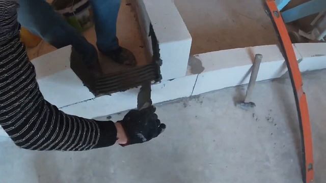 Перегородка из газоблока. Кладка пеноблока своими руками. смотреть онлайн