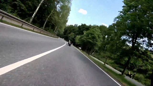 Kawasaki Z 1000 SX. Honda Cbr 600 RR. Воскресный прохват в горах . смотреть онлайн