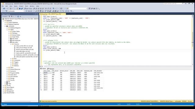 [ T-SQL] 7. AND, OR, NOT, IN , LIKE смотреть онлайн
