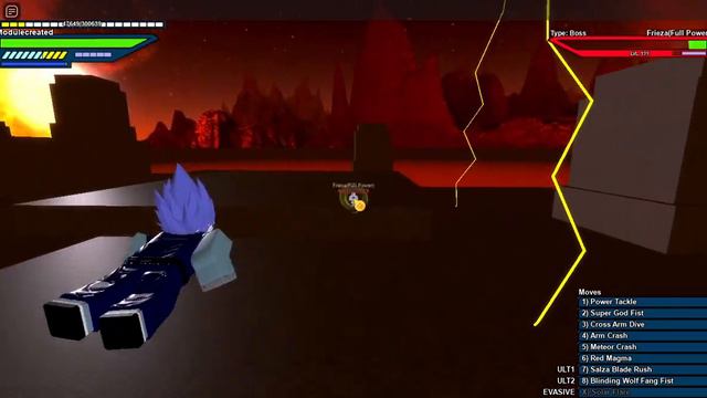 LEVEL 200 DEMON BERSERK FORM VS FULL POWER FREIZA смотреть онлайн