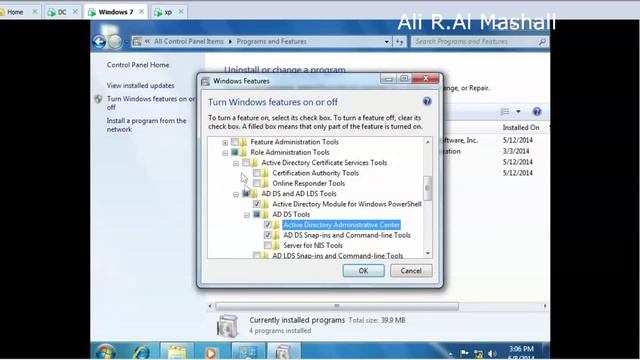 Install administrative tools active directory in windows 7 & XP смотреть онлайн