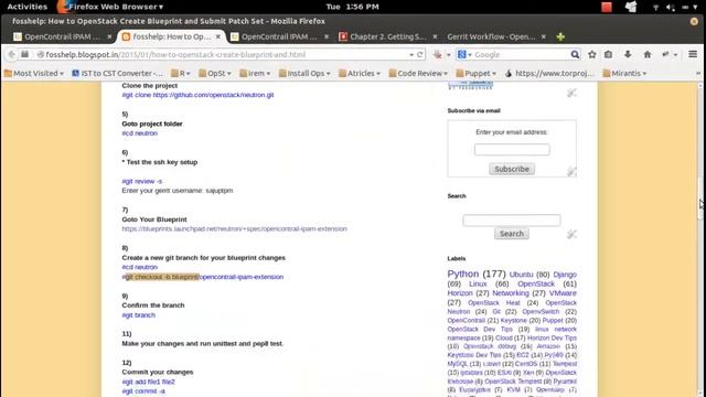 How to OpenStack Create Blueprint and Submit Patch Set смотреть онлайн