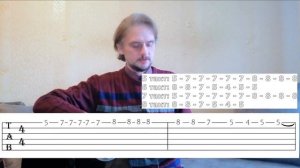 Как играть "В траве сидел кузнечик" на гитаре для начинающих. Быстрый способ - на одной струне