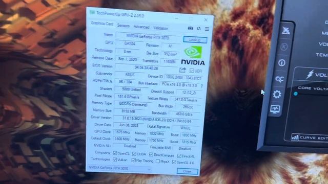 ASUS tuf rtx 3070 OC смотреть онлайн