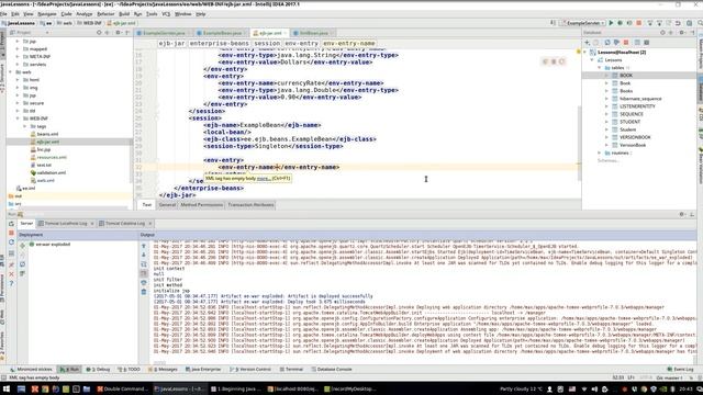 Java EE 130: EJB 8: Xml смотреть онлайн