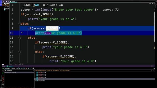 Python Language - if else elif Statements смотреть онлайн