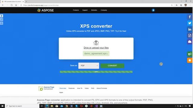 How to convert XPS to PDF using Aspose.Page XPS Converter смотреть онлайн