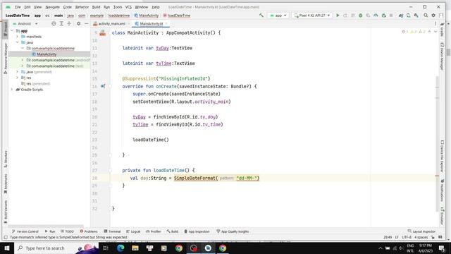 Android Kotlin : lấy ngày giờ hiện tại #androidkotlin смотреть онлайн