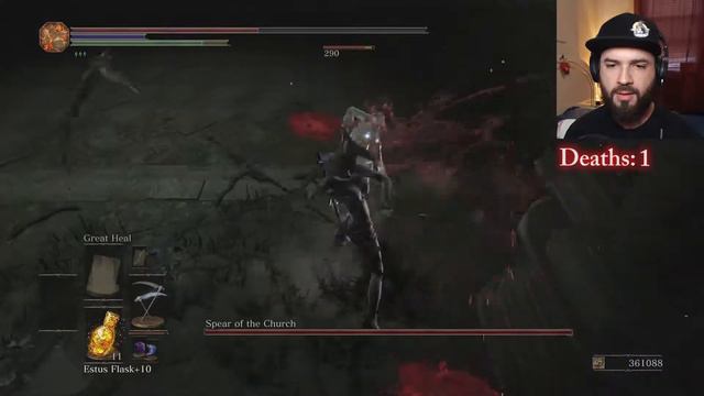 Boss Fights - Round 24 - Halflight, Spear of the Church (NG++) | Dark Souls III: The Ringed City смотреть онлайн