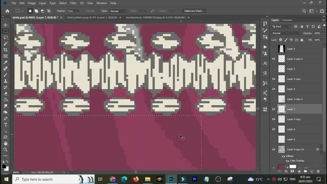 17 | Textile Design Adobe Photoshop 2023 | Urdu / Hindi || SaQib Designer смотреть онлайн