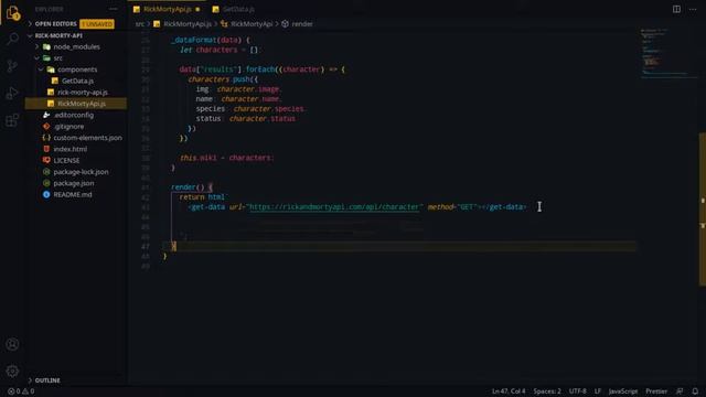 Consumiendo una API con LitElement смотреть онлайн