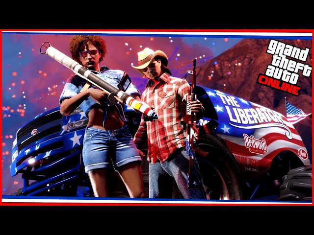 НОВАЯ НЕДЕЛЯ ДЕНЬ НЕЗАВИСИМОСТИ ПРАЗДНУЕМ НОВЫЙ АВТОМОБИЛЬ БОНУСЫ GTA ONLINE смотреть онлайн