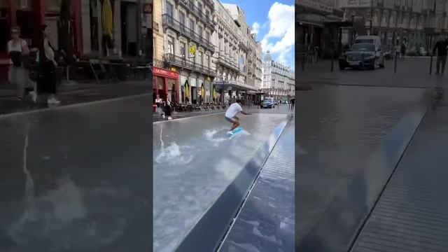 Скимбординг в фонтане (Skimboarding) смотреть онлайн