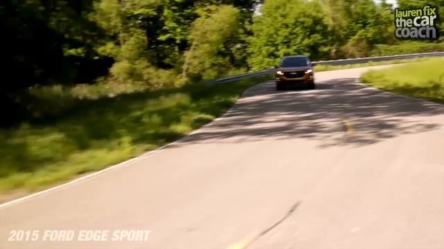 2015 Ford Edge Sport Car Review - Lauren Fix, The Car Coach смотреть онлайн