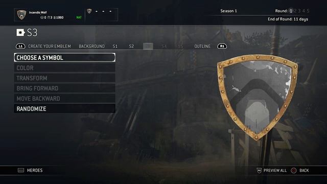 For Honor: Wolf Face Emblem Tutorial смотреть онлайн