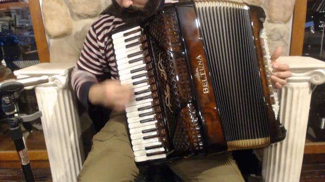 BELTSPIRVDFWR - Walnut Root Gold Beltuna Spirit V Piano Accordion Dual Face LMMMH 41 120 $13999 смотреть онлайн