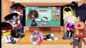 Реакция стран на меме про Россию часть 2 countryhumans