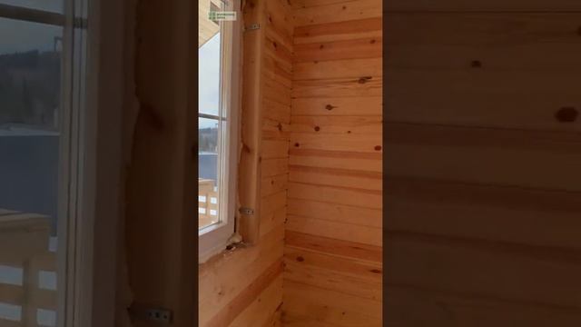 Деревянные евроокна классического белого цвета в дом из бруса московская область смотреть онлайн