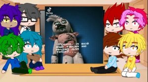 Реакция клонов из 13 карт на фнаф 9