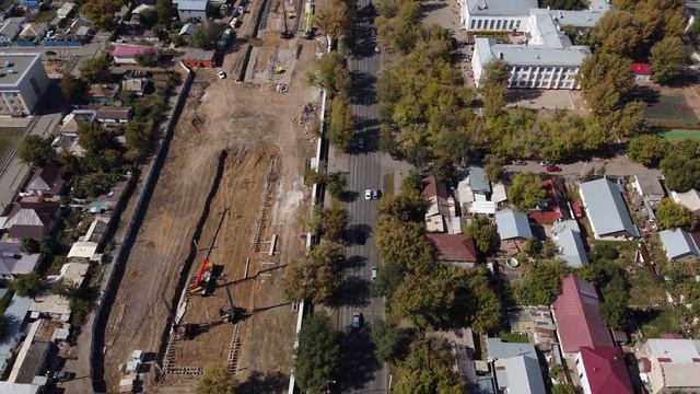 Строительство новых ЖК по ул. Кенесары-Брусиловского-Егемен Казахстан 15.09.2022г. смотреть онлайн