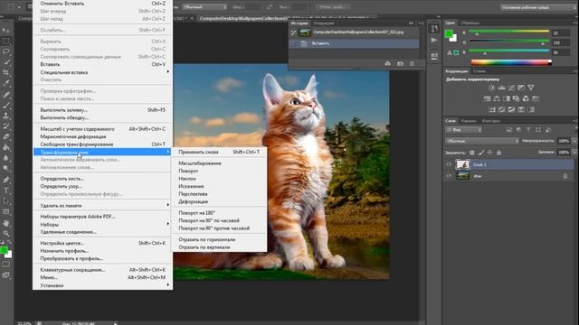 Хромакей в Photoshop смотреть онлайн