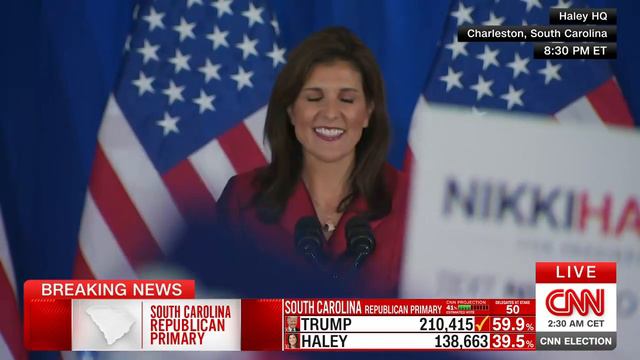 CNN 2024 South Carolina Republican Primary Election Night 2/24/24 FULL HD 7:00 - 11:00 PM