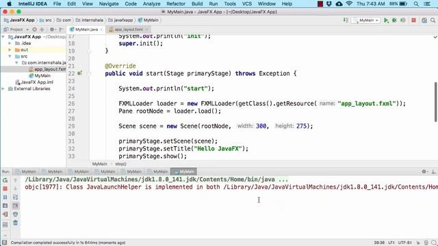 2.4 First Java App - Java FX Lifecycle demo [learn JavaFX] смотреть онлайн