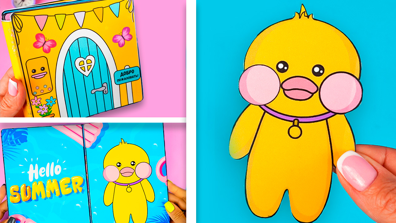 2 Игровые книги для Лалафанфан Домик для уточки и бассейн смотреть онлайн