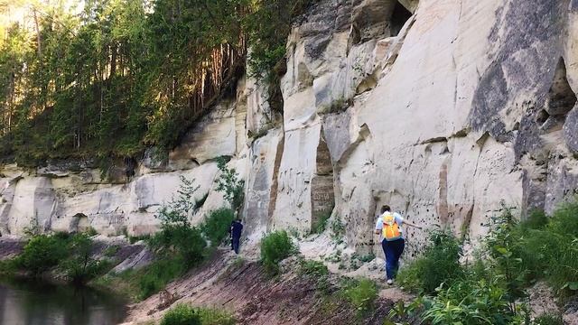 БЕЛЫЕ СКАЛЫ | Каньон реки Ящера | Ленинградская область Лужский район Толмачево смотреть онлайн