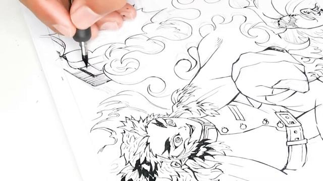 Manga page drawing | Demon Slayer смотреть онлайн