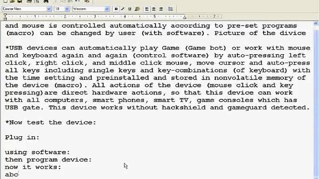 (Hardware Game Bot) USB autoGAMES - programmable keyboard and mouse introduction смотреть онлайн