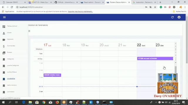Planning avec ReactJS смотреть онлайн
