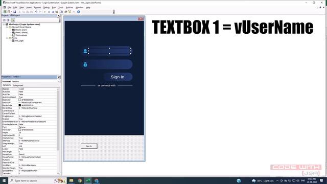 How to Create User Login Form in Excel VBA by Code with JSA смотреть онлайн