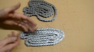 Усиленная цепь 428H для мотоциклов и мопедов.