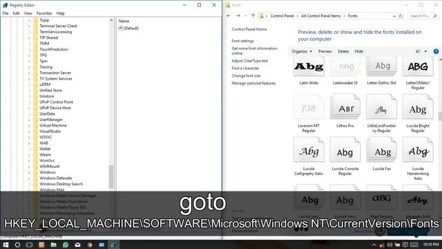 How To Delete Unwanted Or Protected System Fonts In Windows10/8.1/8/7 | TecHelper | Windows #001 смотреть онлайн