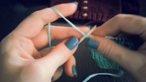 Ажурный узор "Цветочки" спицами. МК от Светланы Коломиец