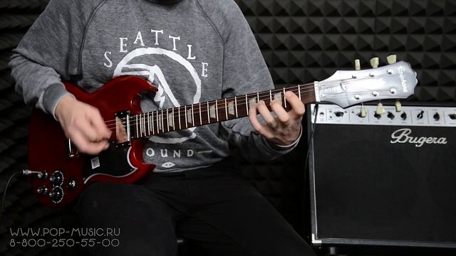 EPIPHONE G-400 PRO - электрогитара типа GIBSON SG смотреть онлайн