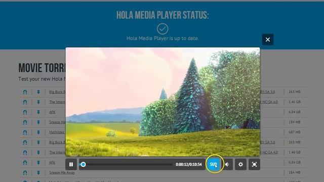 HOLA Media Player смотреть онлайн