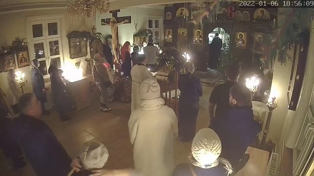 РОЖДЕСТВО ХРИСТОВО. Всенощное бдение с литией. 06.01.2022 год. смотреть онлайн