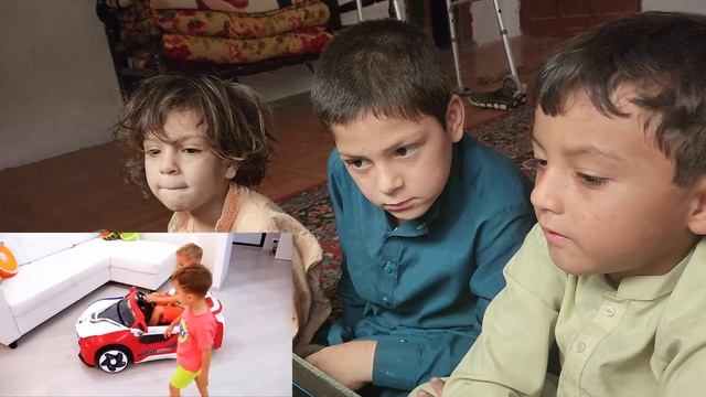 Kids react to Magic Little Driver ride on Toy Cars and Transform car for kids! смотреть онлайн