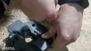 Выставление ножей на круглопалочном станке КП-61, КП-62