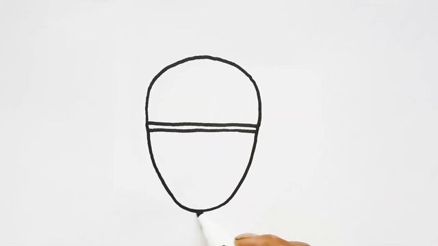 Как нарисовать маска из игры кальмара |How to draw squid game workers mask смотреть онлайн