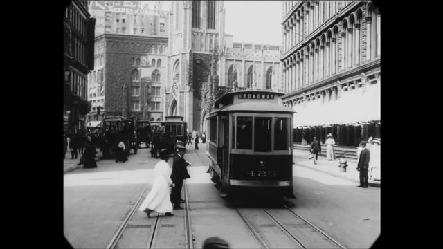 1911 - A Trip Through New York City (speed corrected w/ added sound) смотреть онлайн